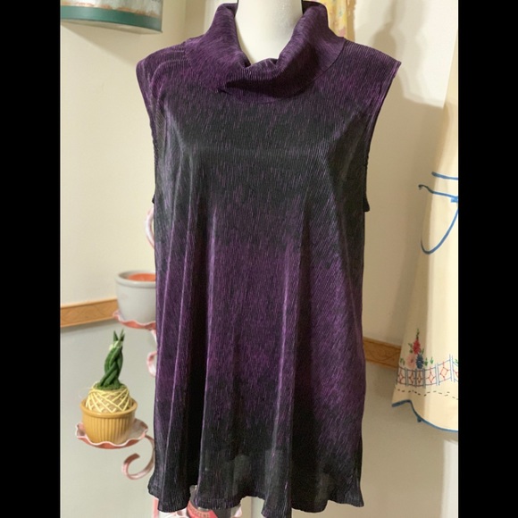 Alfani Tops - Alfani sleeveless top with soft cowl neck